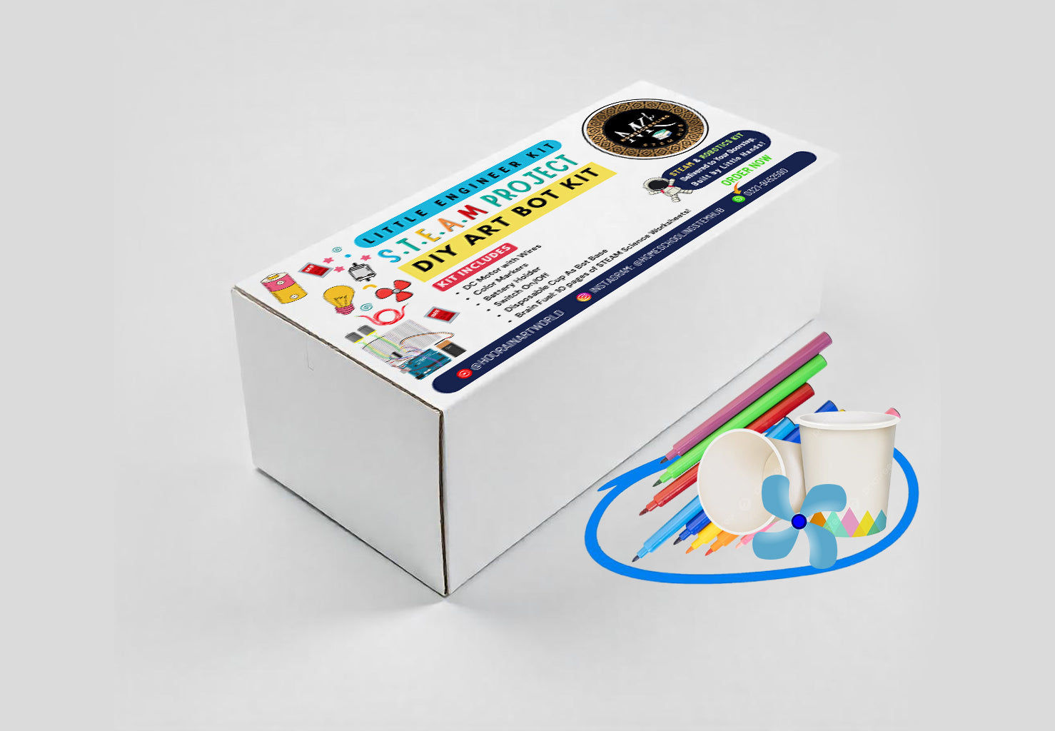 diy art bot kit product
