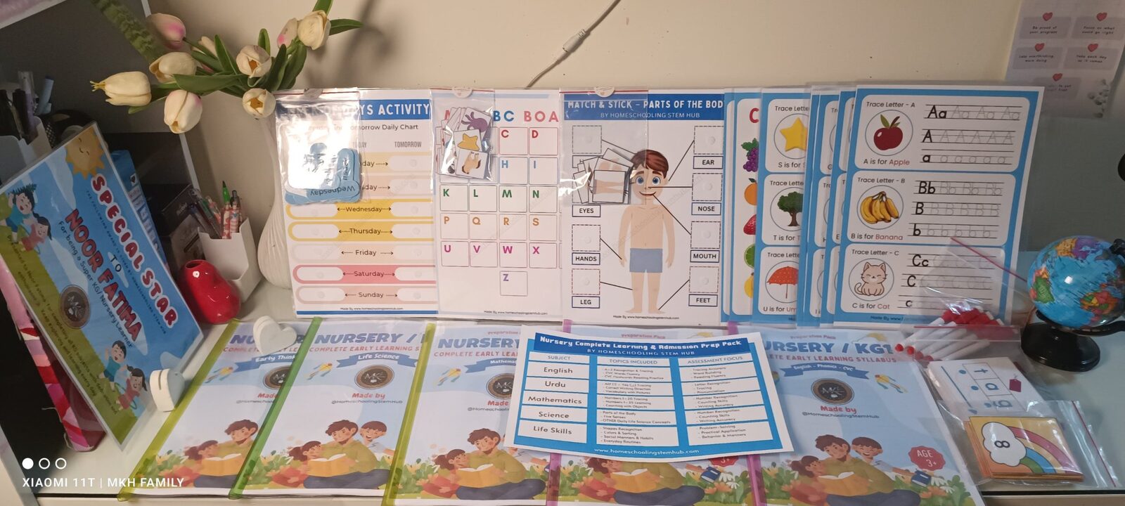 Nursery Full Learning Pack – Wipe and Write Edition for preschool children