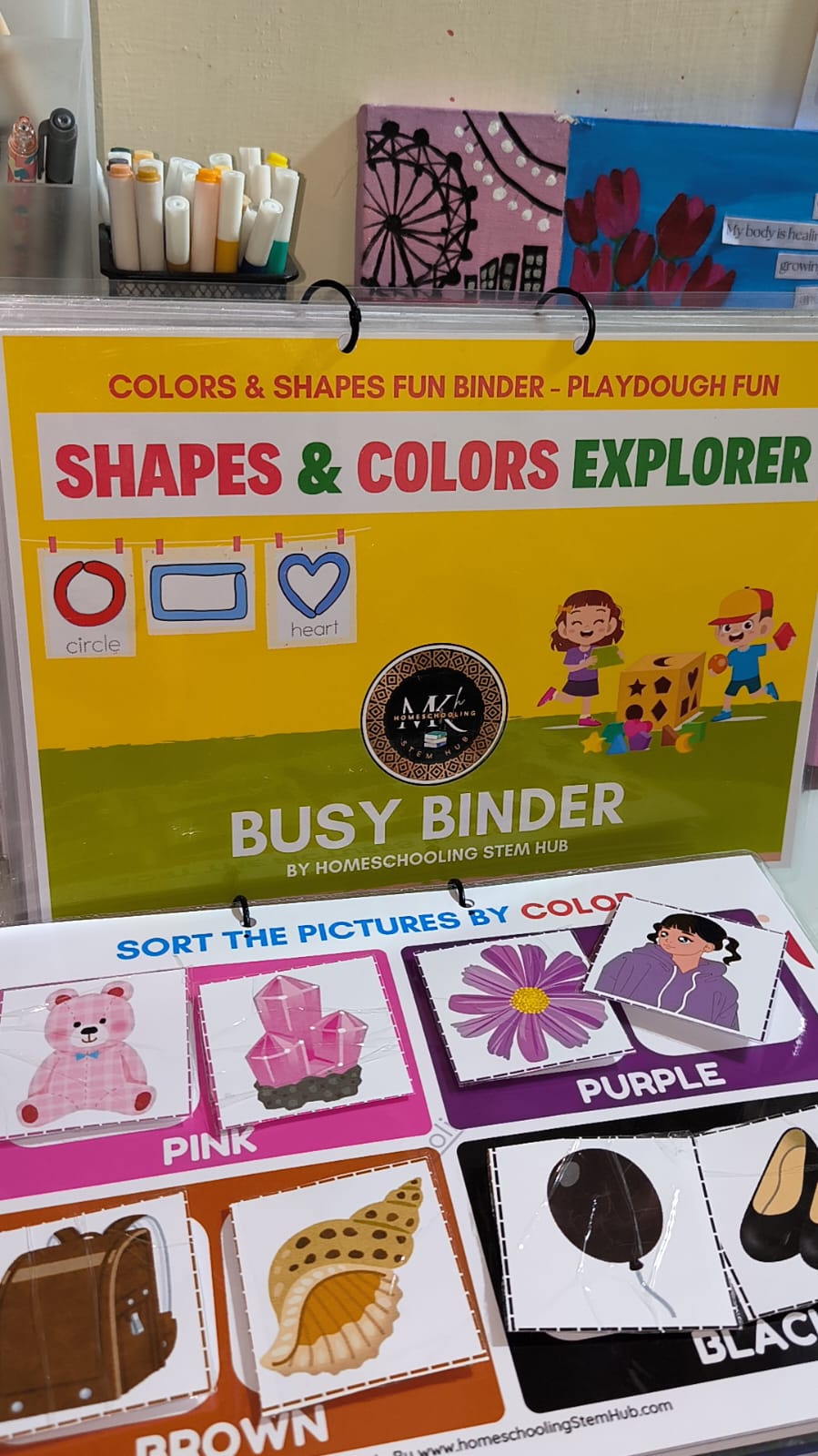 Busy Binder Shapes & Colors Explorer for Kids