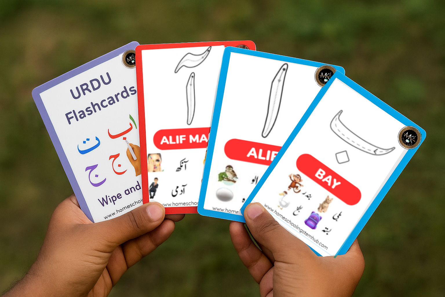 Urdu Alphabet Flashcards