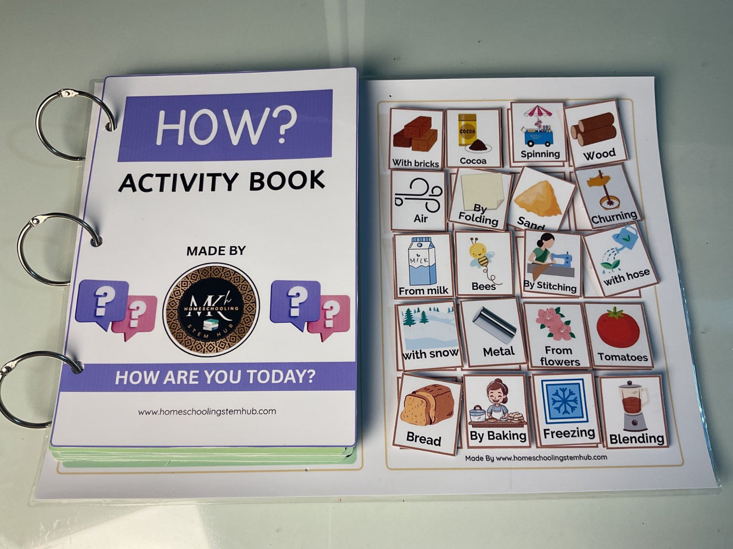 WH & HOW Function Adapted Activity Books