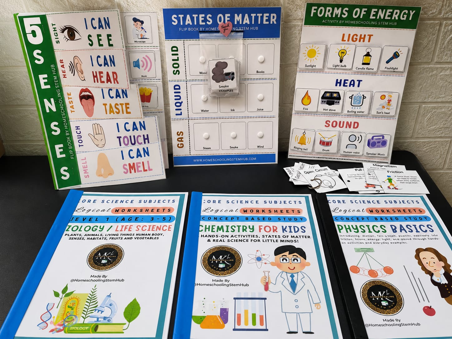 Core Science products set of three
