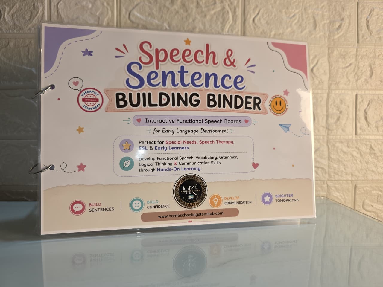 Speech & Sentence Building Binder
