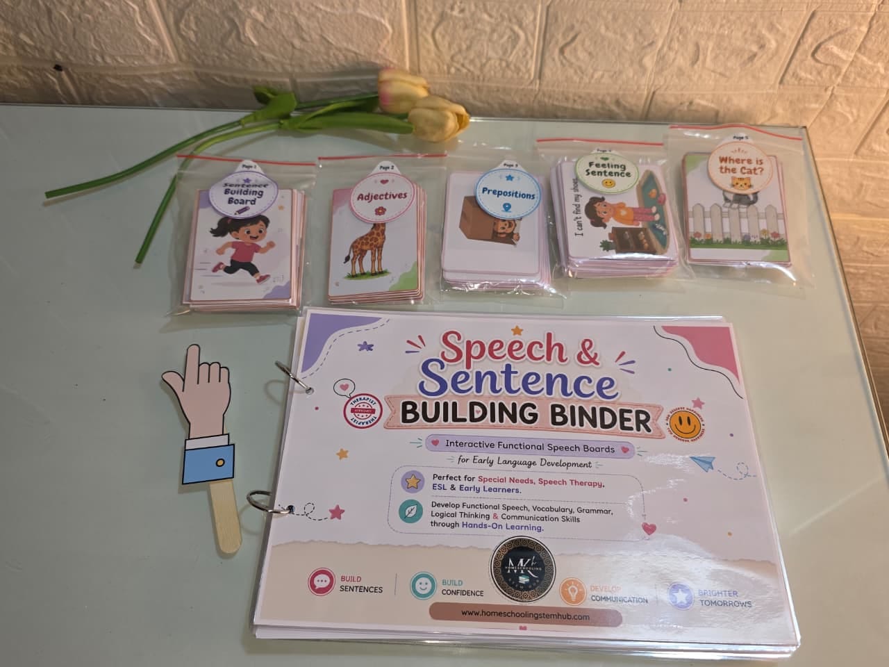Speech & Sentence Building Binder