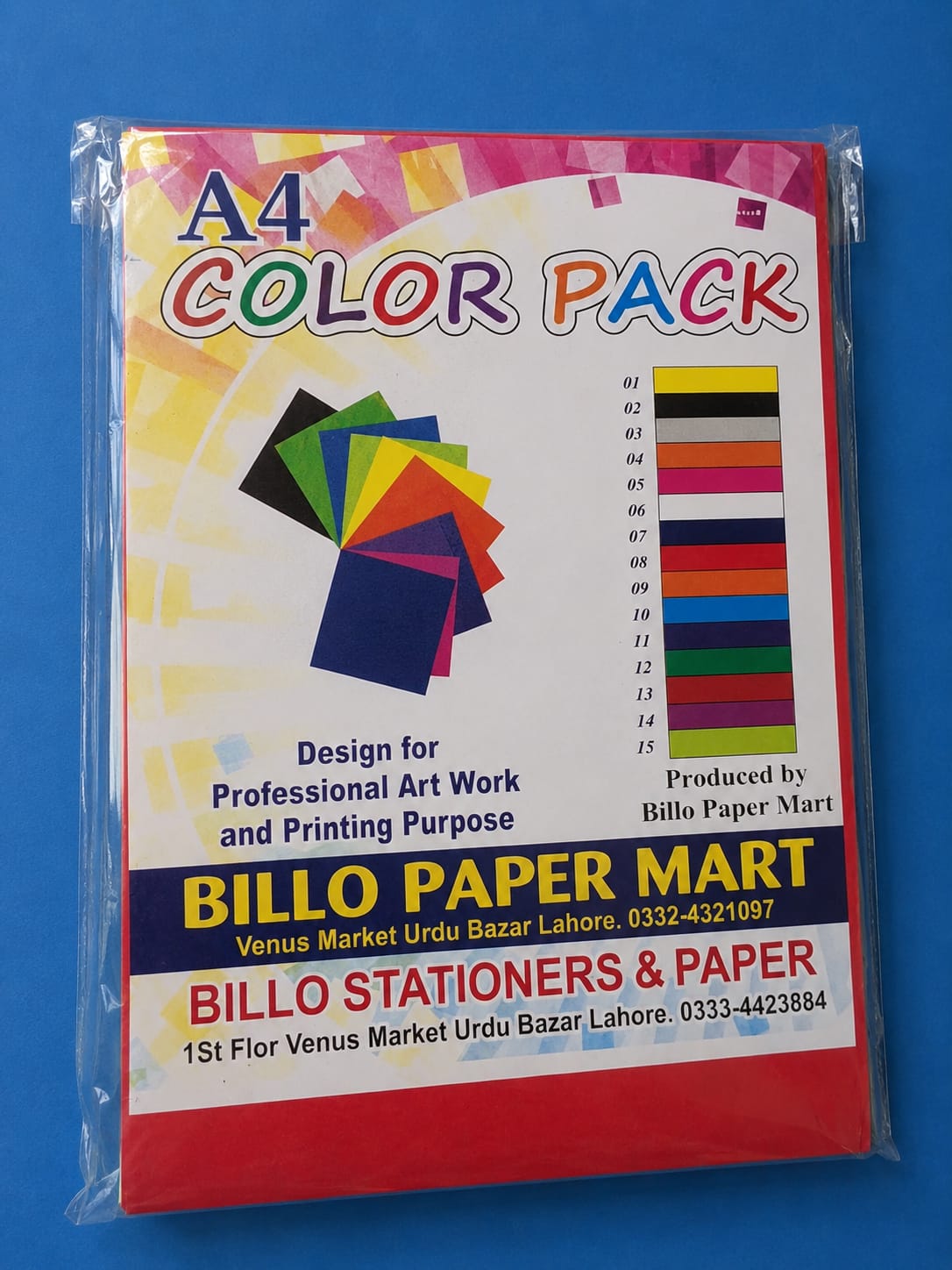 Color Papers Mix 100pcs