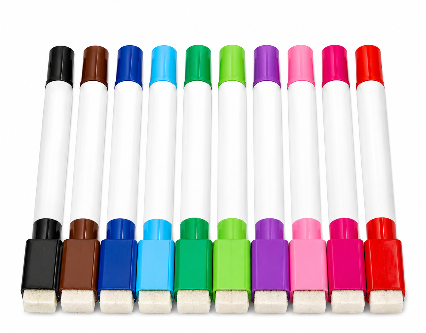 Kids Whiteboard Erasable Markers Set of 10 – Dry Erase Markers for Learning, Drawing & Writing