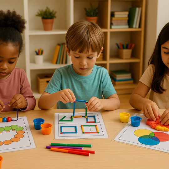 Fine Motor Skills – Cut, Paste, Trace & Build