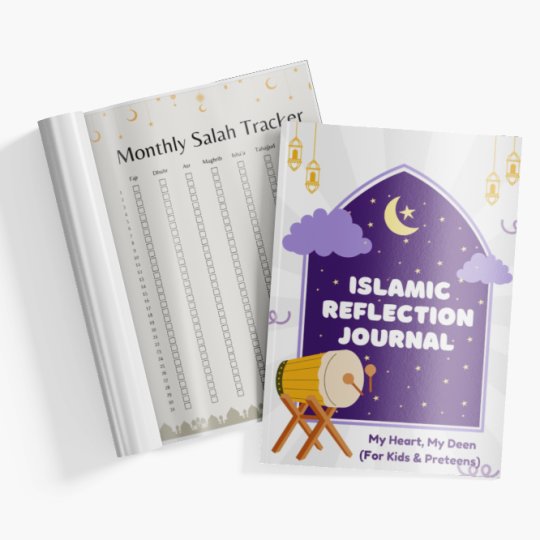 Islamic Reflection Journal – My Heart, My Deen (For Kids & Preteens)
